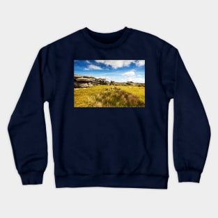 Combestone Tor, Dartmoor National Park, Devon, UK Crewneck Sweatshirt